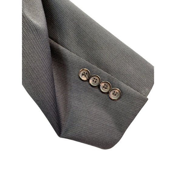 Lauren Ralph Lauren Mens Wool Blazer 42R Grey Pockets & Buttons - Picture 8 of 11